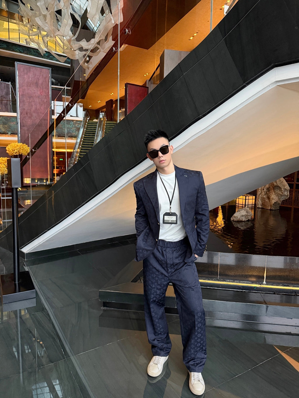 2026 new model LY logo jacquard suit pants (BB910-B85)