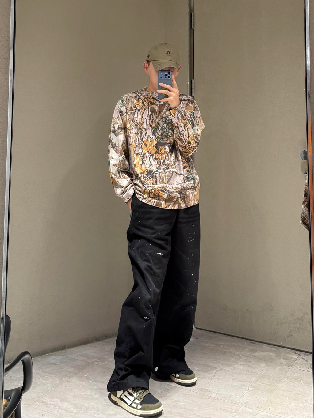 2026 New Model Acn Embroidered Logo Graffiti Pants (BB4011-B65)
