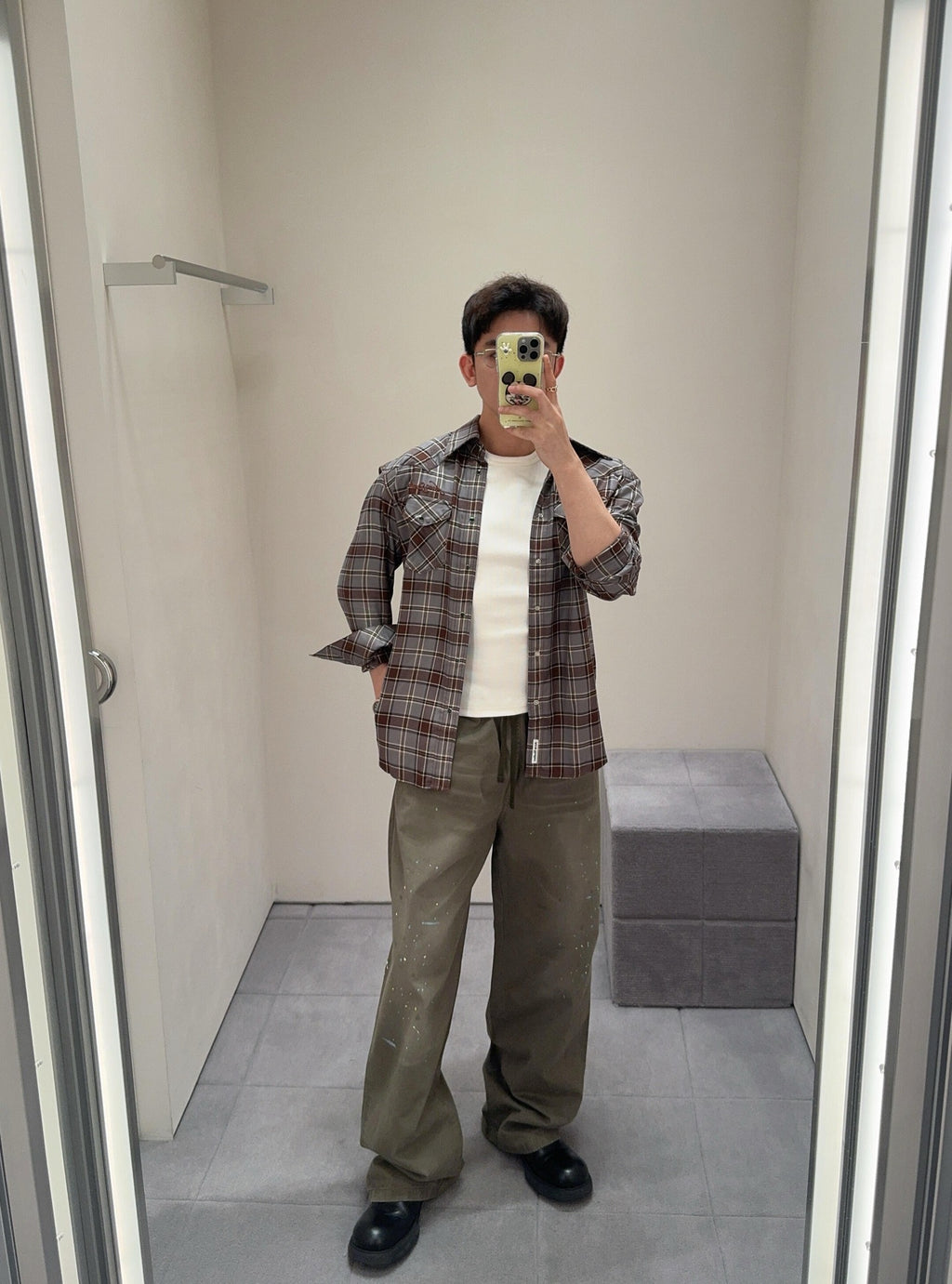 2026 New Model Acn Embroidered Logo Graffiti Pants (BB4011-B65)