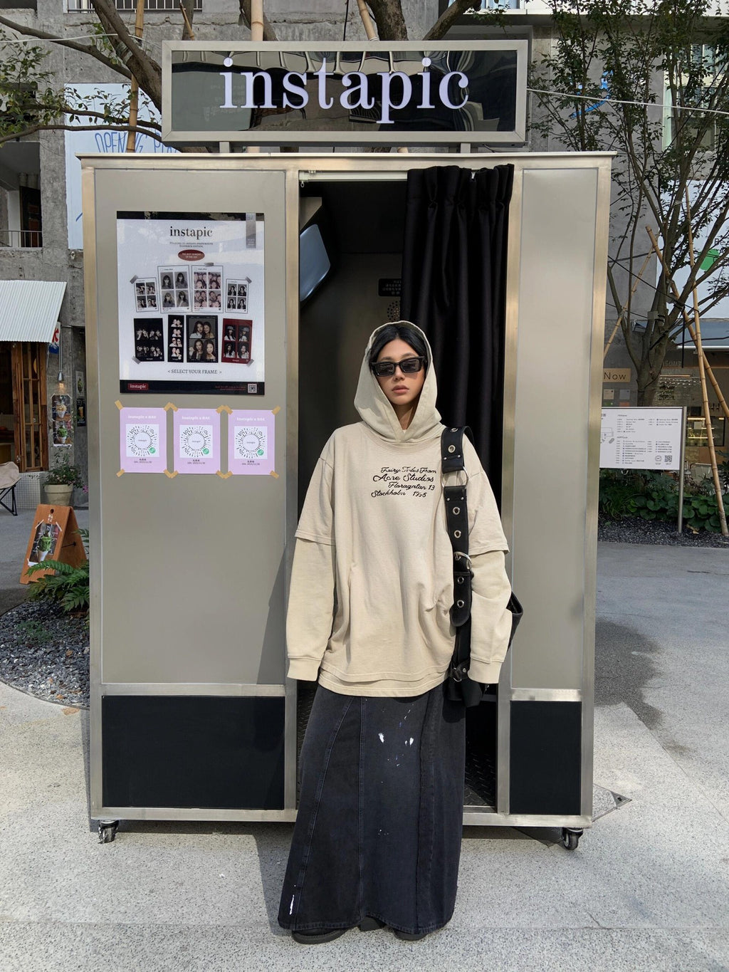 2026 New Model Acn Logo Layered Hooded Sweatshirt (CC7005-B85)