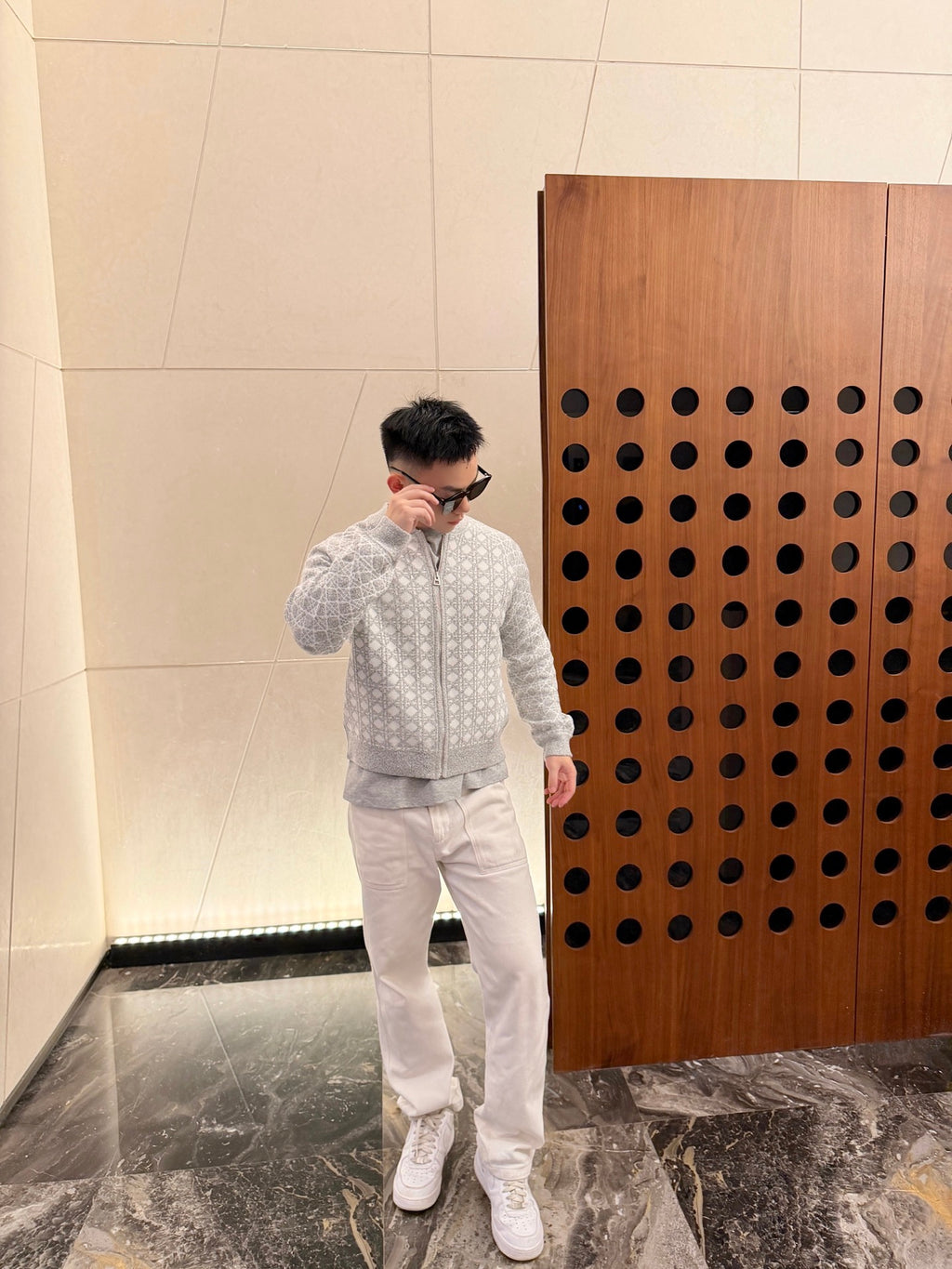 2026 new style CD checkered sweater coat (AA1017-B85)