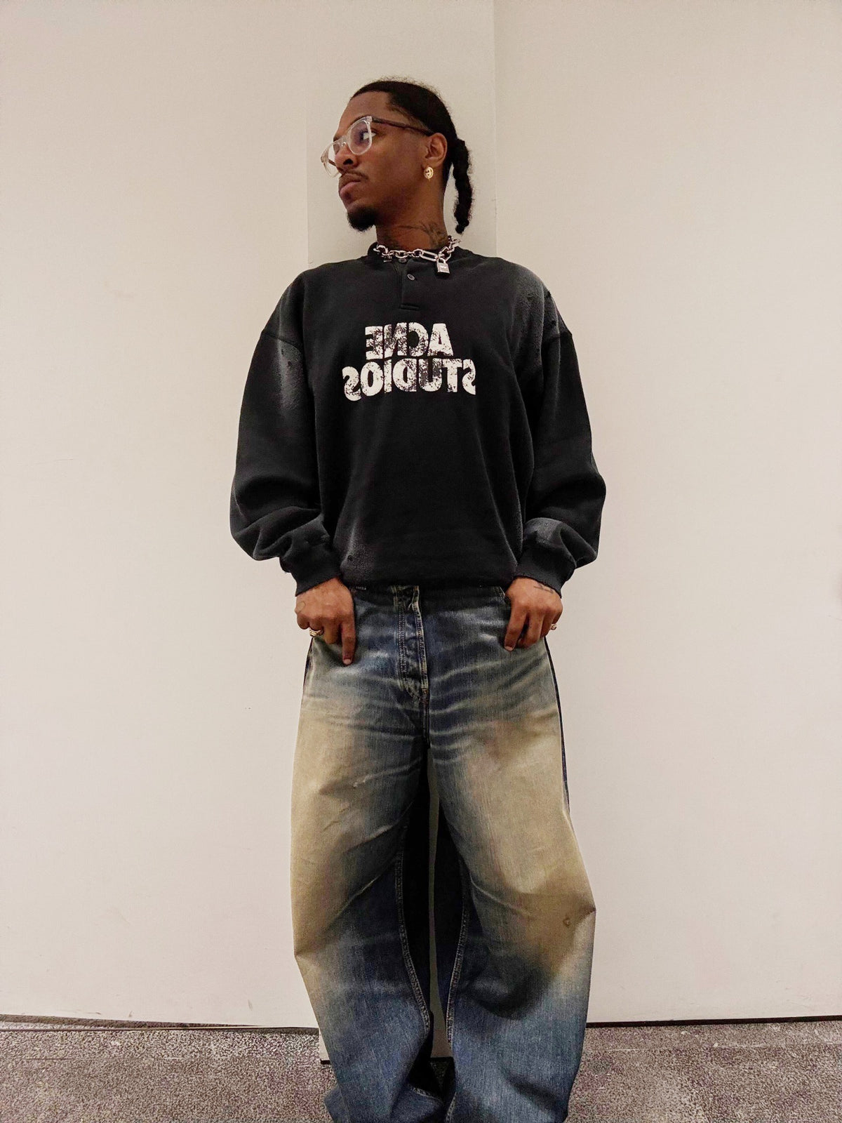 2026 new model Acn logo printed distressed hoodie (CC999-B65)