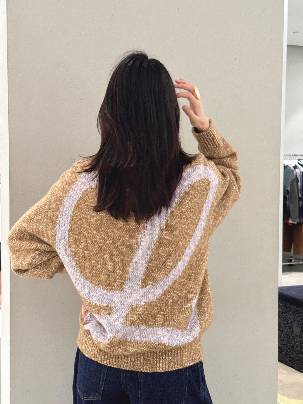 2026 Women's Way Plaid Sweater Coat (DD162)