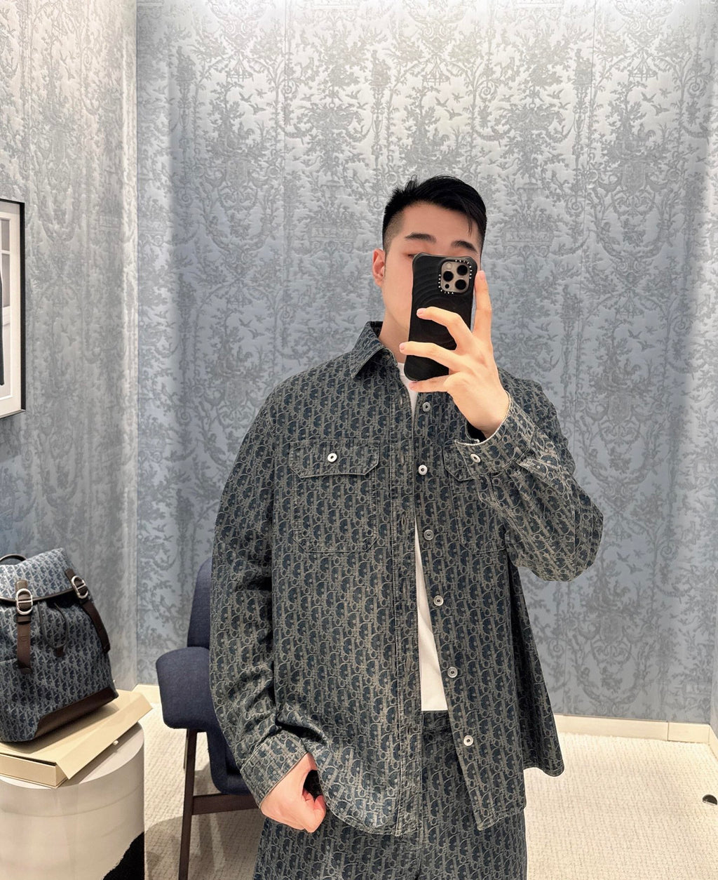 2026 New Style CD Printed Denim Jacket (BB4028-B70)