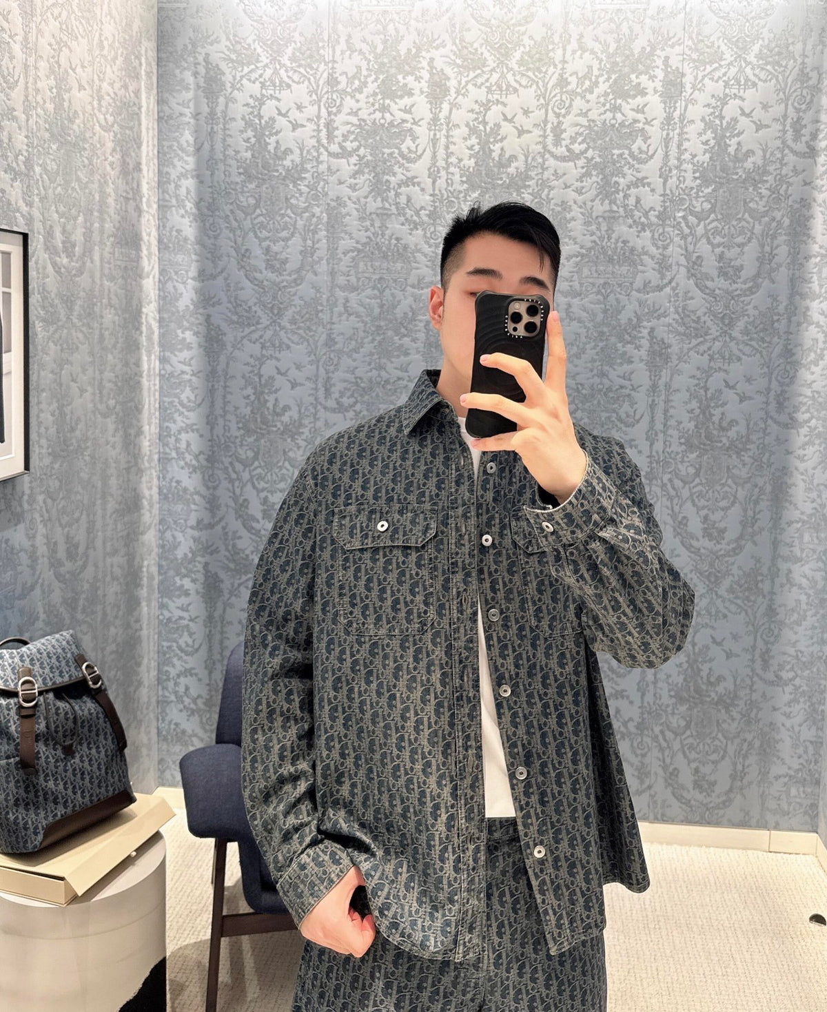 2026 New Style CD Printed Denim Jacket (BB4028-B70)