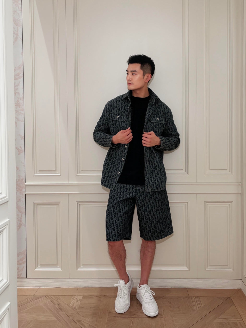 2026 New Style CD Printed Denim Jacket (BB4028-B70)