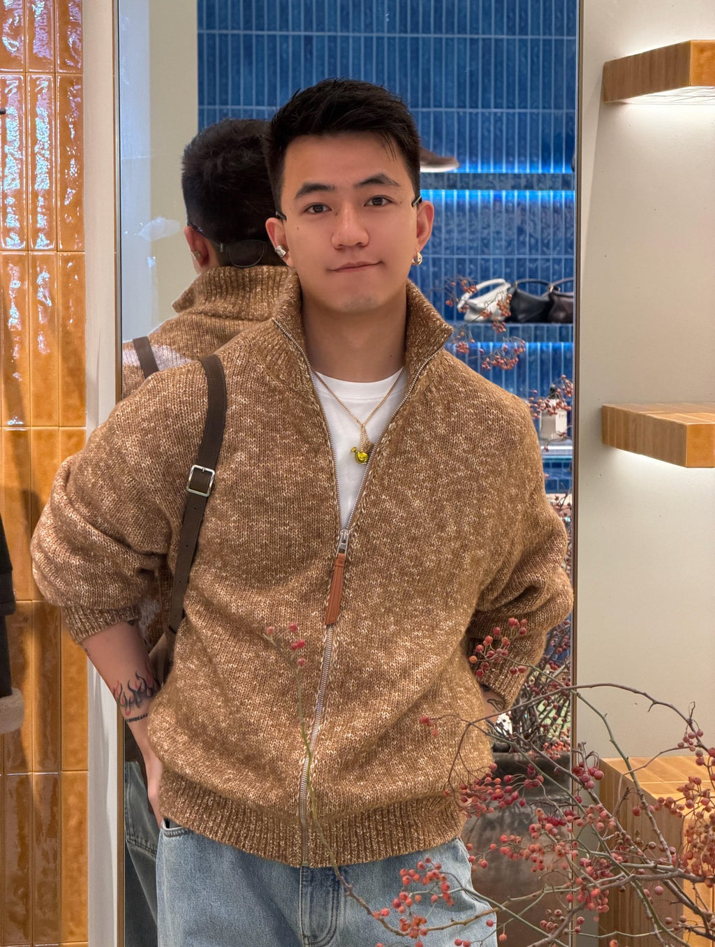 2026 New Style Way Plaid Sweater Coat (AA677-C05)