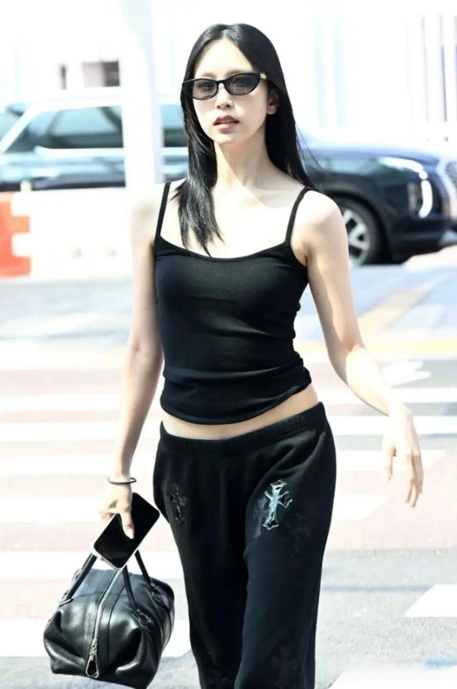 2026 Women's CH Cross Leather Patch Pants (FF810)