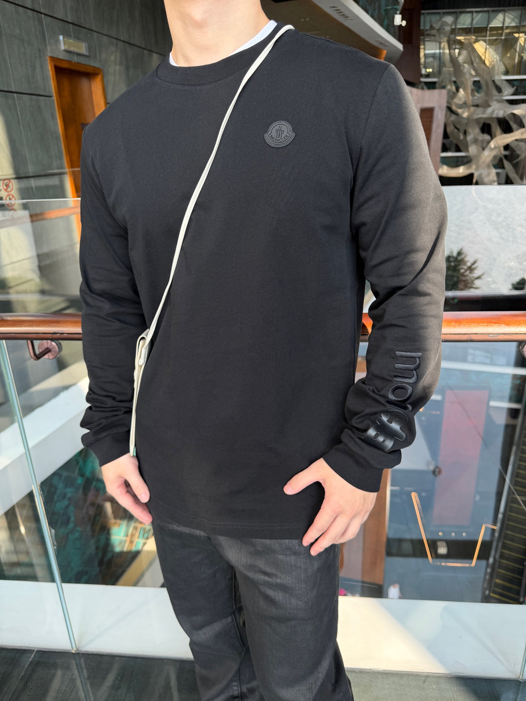 2026 New Model Mon Logo Embroidered Long-Sleeved Shirt (AA1022-A60)