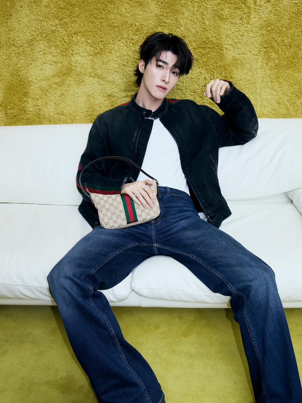2026 new model GU belted jeans (BB4016-B85)