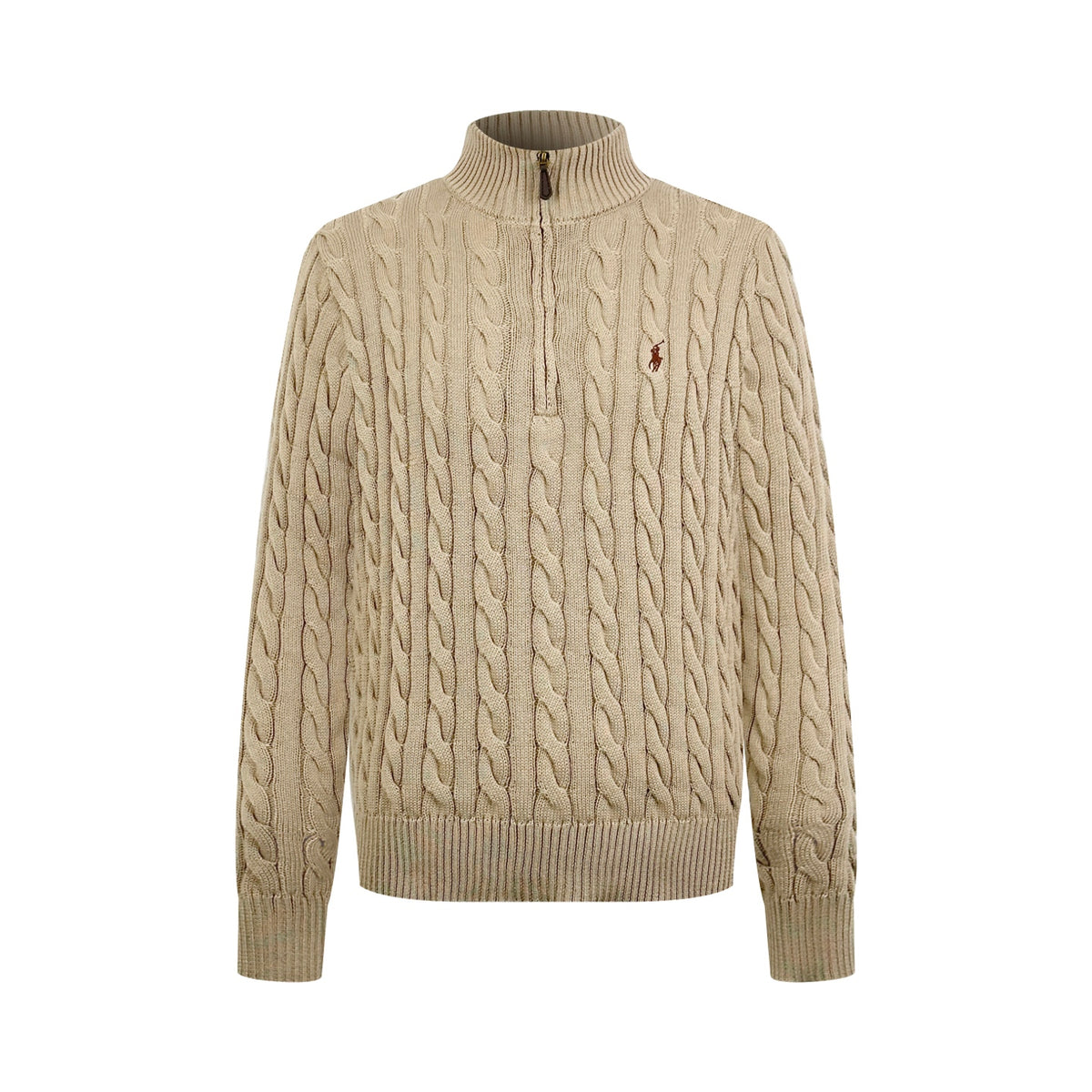 2026 New RL Decorative Knot Zip Knit Sweater (CC919-B30)