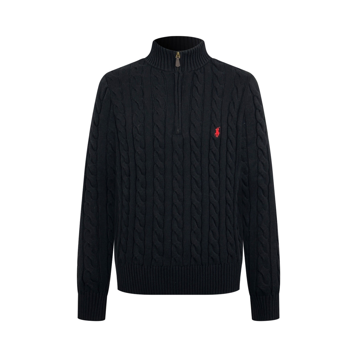 2026 New RL Decorative Knot Zip Knit Sweater (CC919-B30)