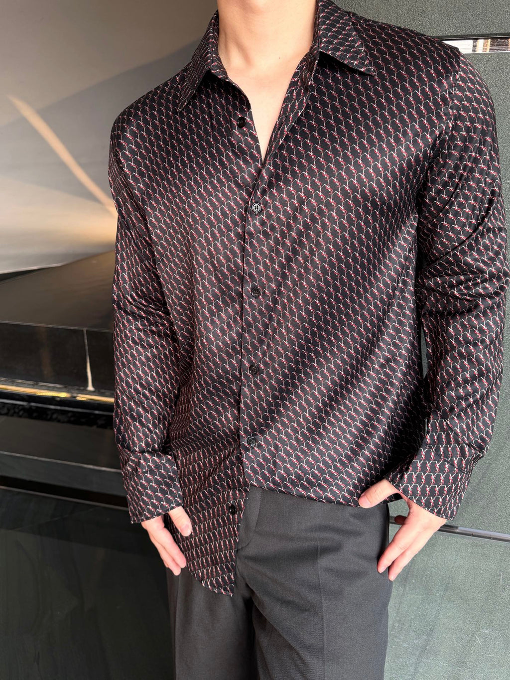2026 new model Saint L logo printed shirt (AA1016-B35)