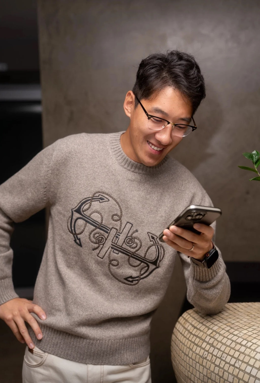 2026 New Model H-shaped Embroidered Sweater (AA691-B35)