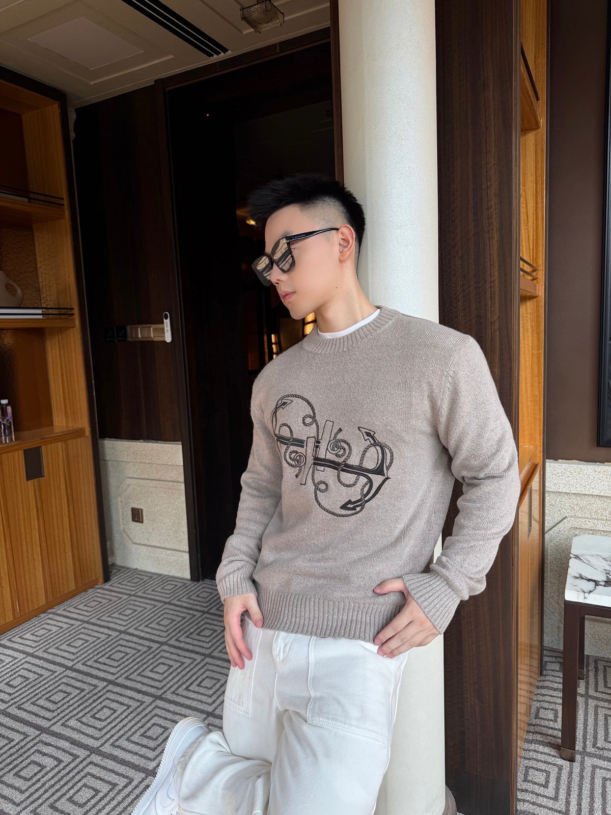 2026 New Model H-shaped Embroidered Sweater (AA691-B35)
