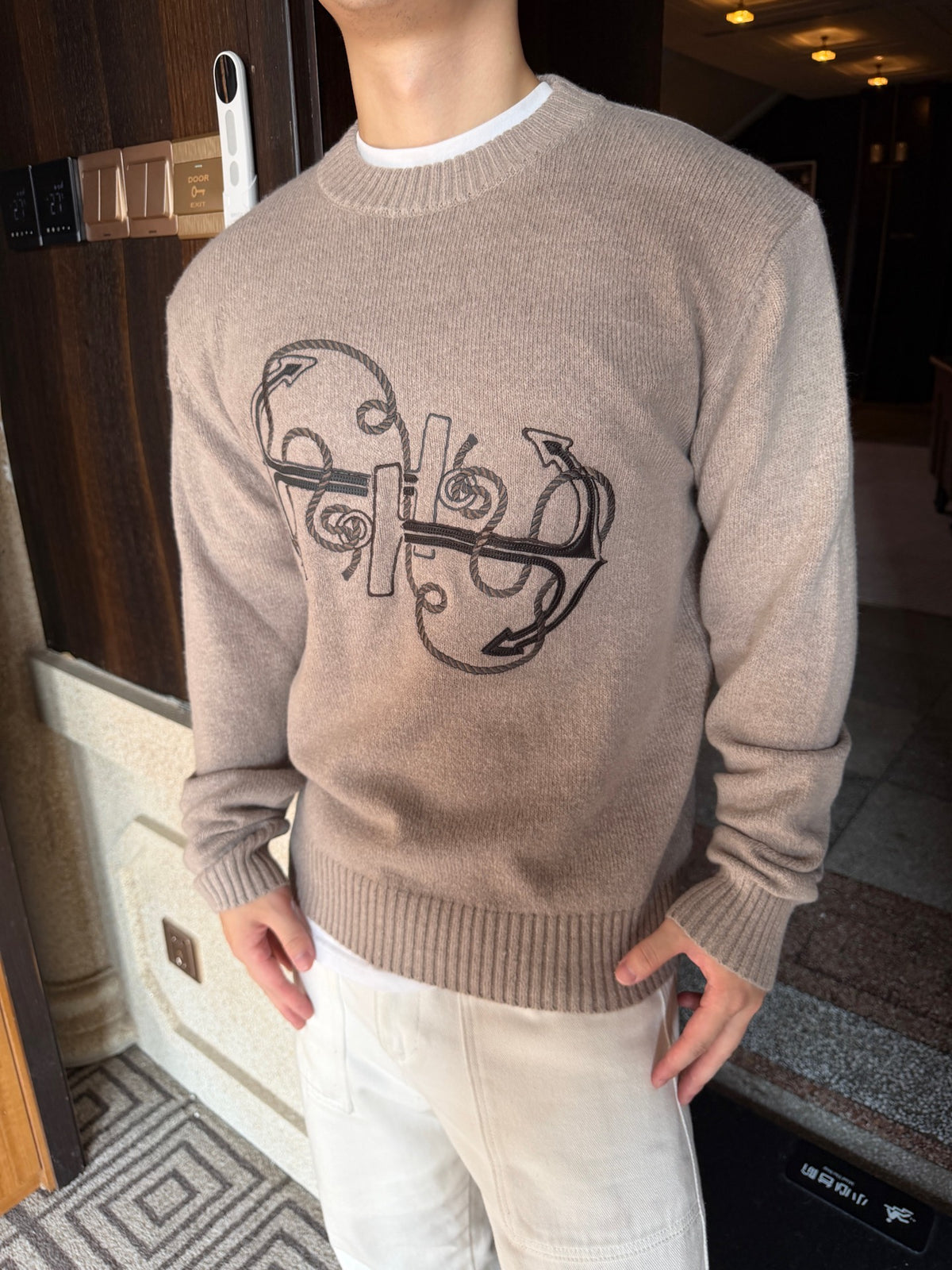 2026 New Model H-shaped Embroidered Sweater (AA691-B35)