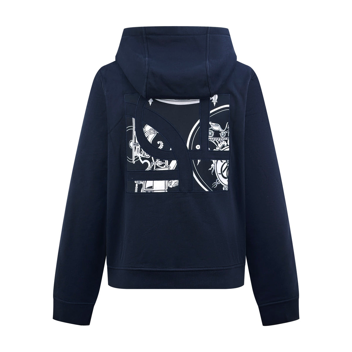 2026 New Model H Printed Fabric Lined Zipper Coat (AA683-B75)