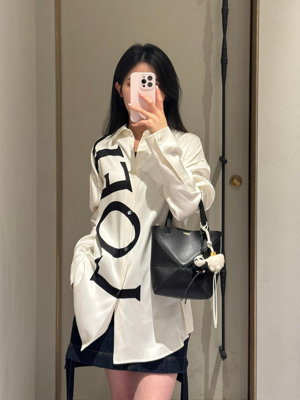 2026 New Style Way Printed Silk Shirt (25239-B50)