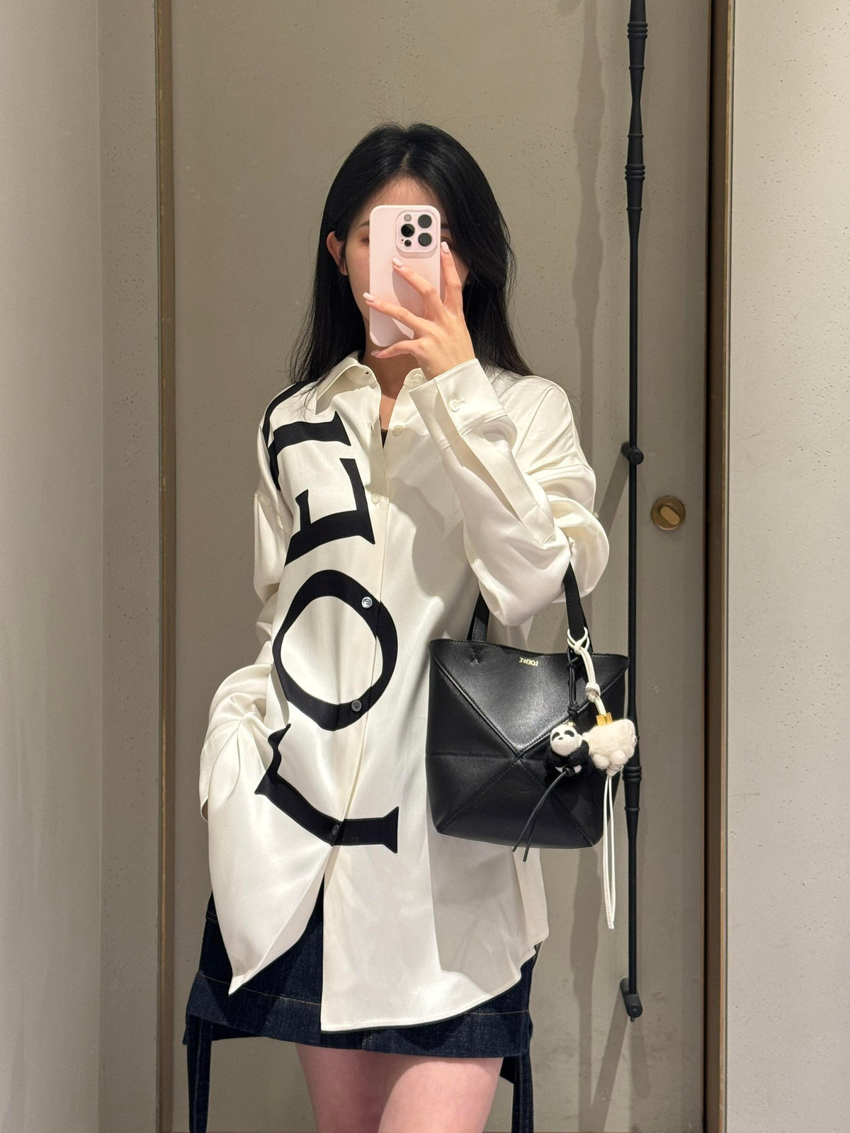 2026 New Style Way Printed Silk Shirt (25239-B50)