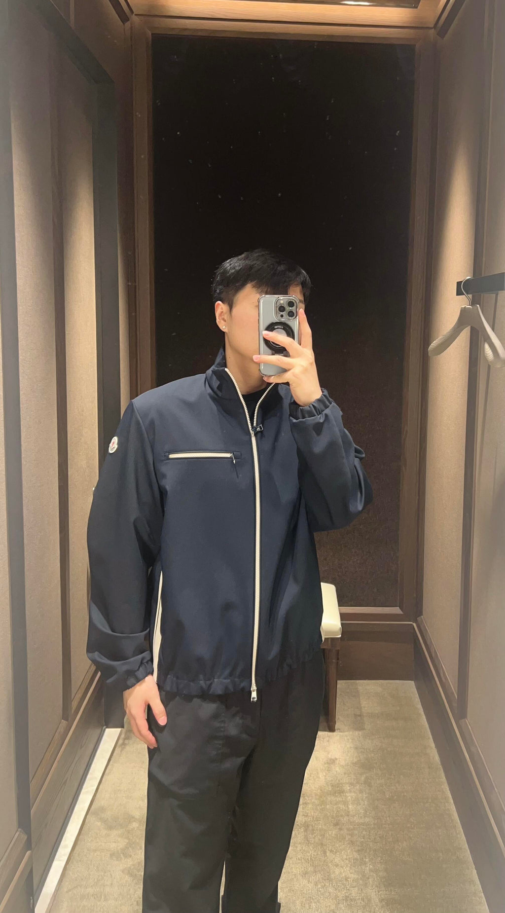 2026 New Model Mon Logo Pocket Zip-Up Jacket (AA1023-B70)