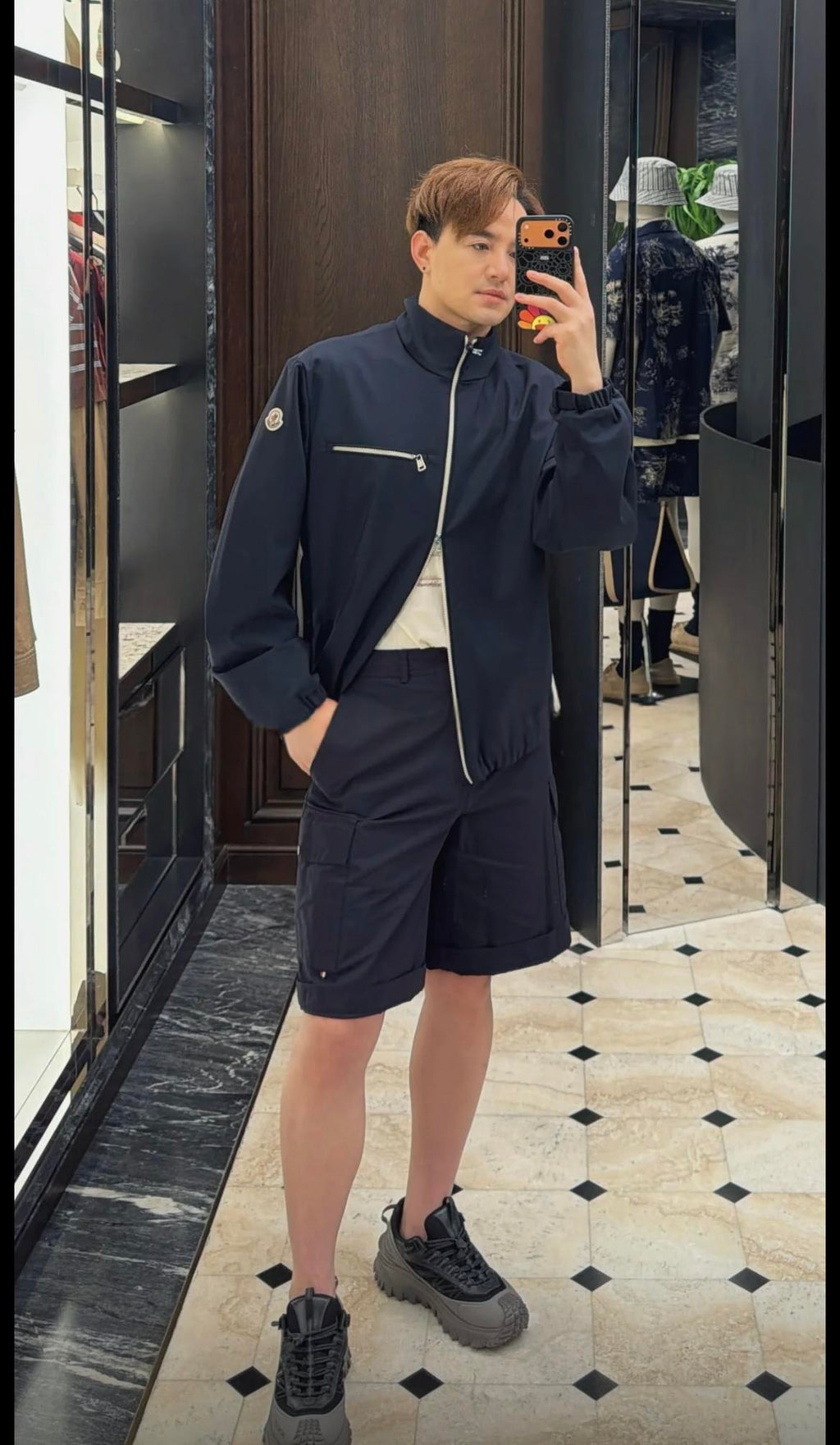 2026 New Model Mon Logo Pocket Zip-Up Jacket (AA1023-B70)