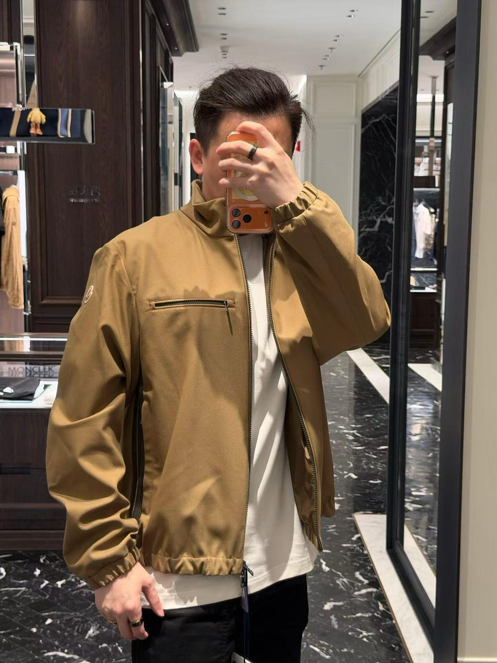 2026 New Model Mon Logo Pocket Zip-Up Jacket (AA1023-B70)