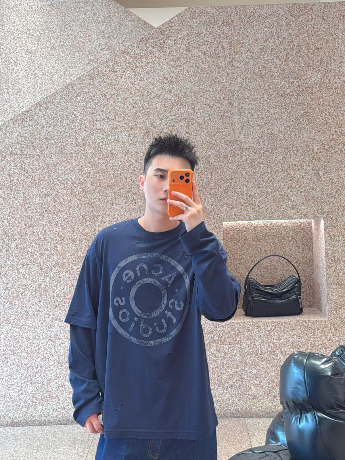 2026 new model Acn replica of the old logo, two-piece long-sleeved shirt (CC7031-A75)