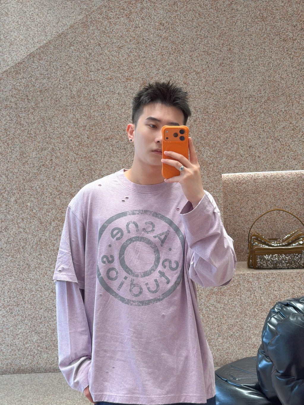2026 new model Acn replica of the old logo, two-piece long-sleeved shirt (CC7031-A75)