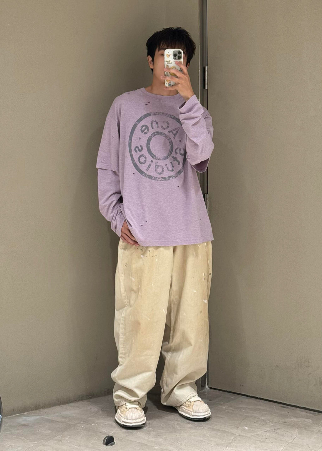 2026 new model Acn replica of the old logo, two-piece long-sleeved shirt (CC7031-A75)