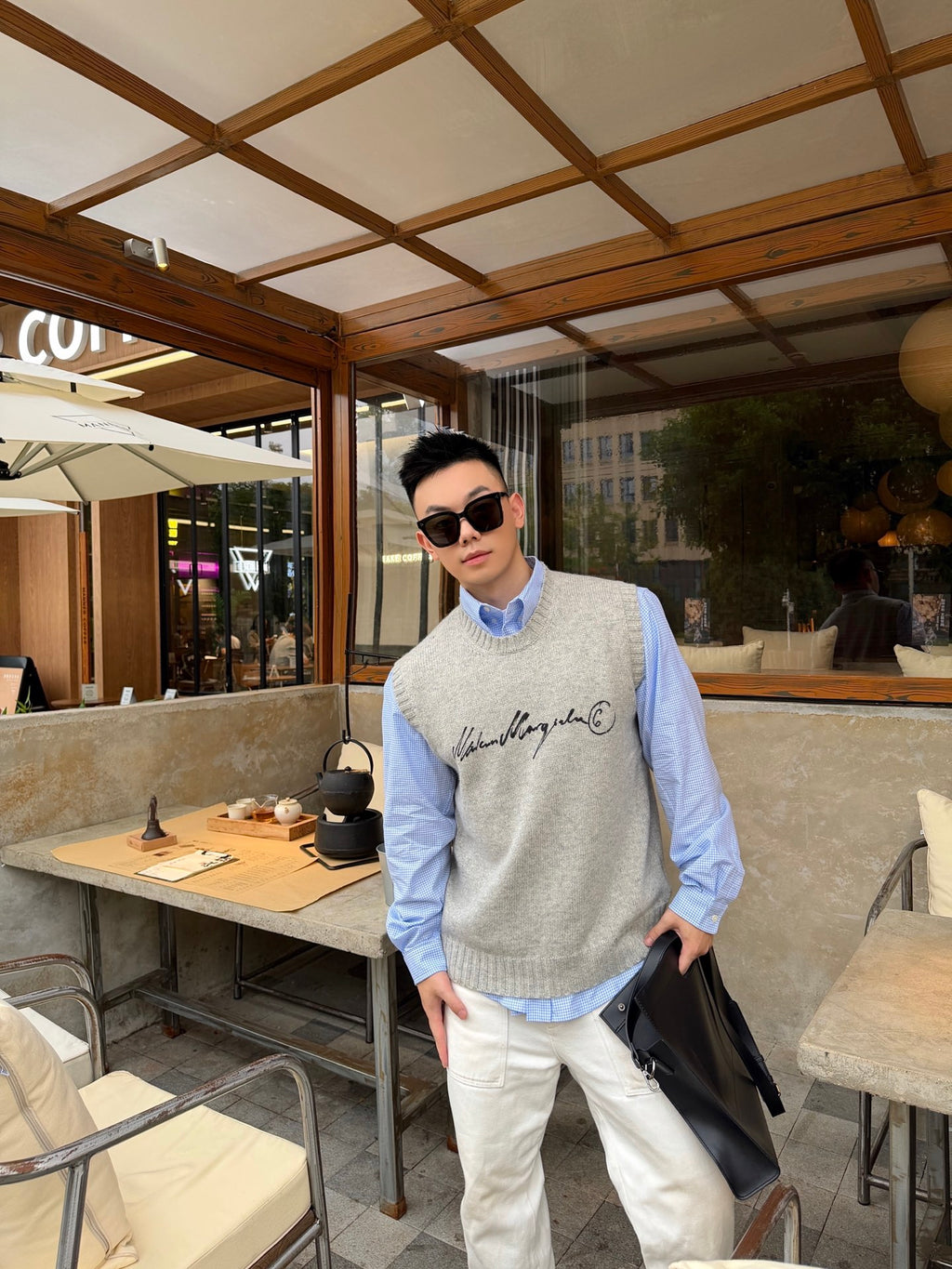2026 New Model Mai Printed Sweater Blouse (AA1008-A85)