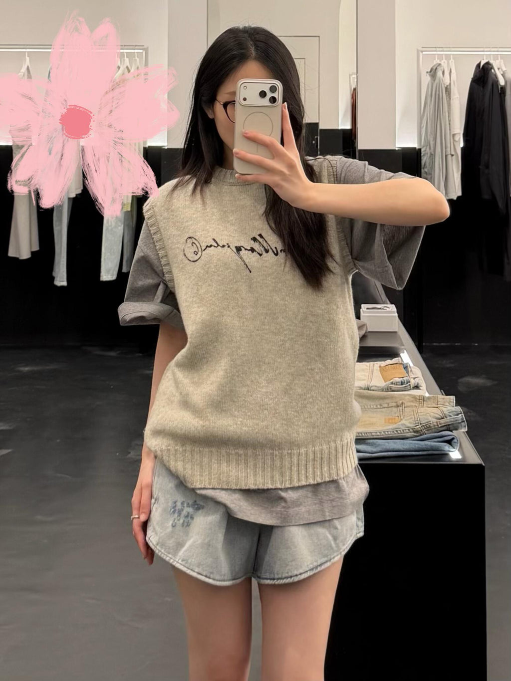 2026 Women's Mai Printed Sweater Blouse (DD186)