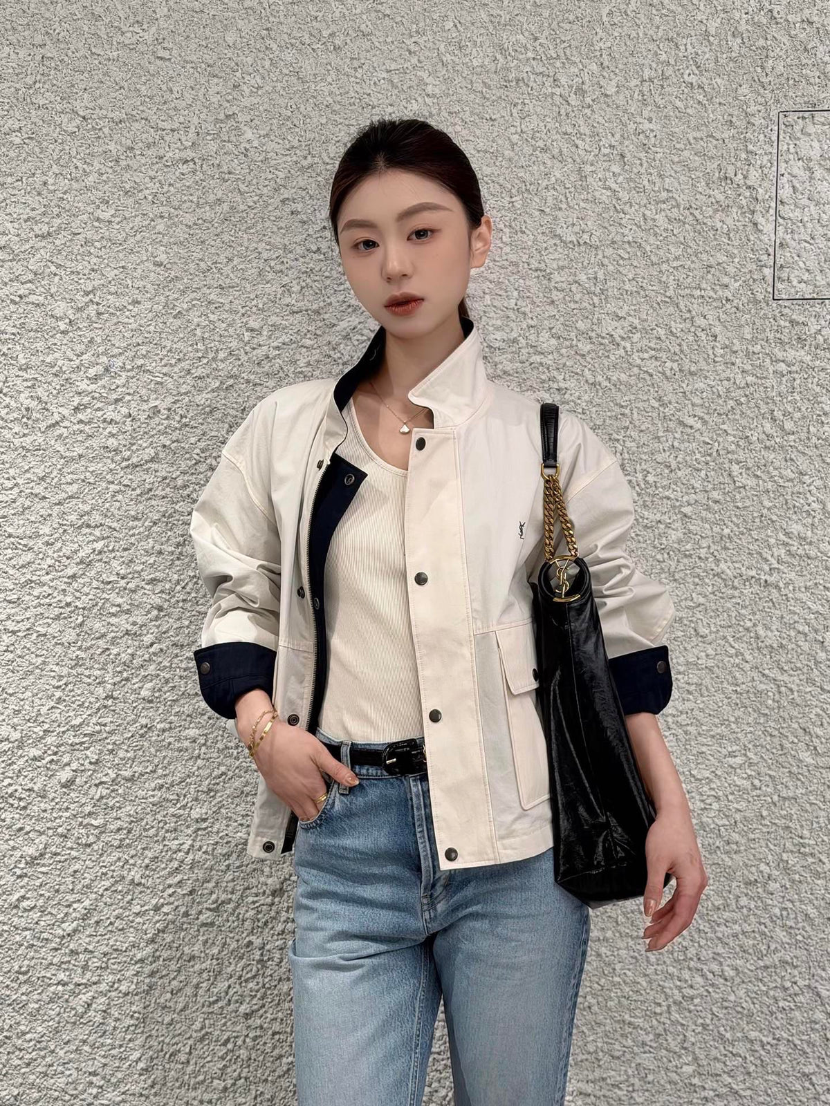 2026 Women's Saint L Embroidered Double-sided Jacket (FF813)