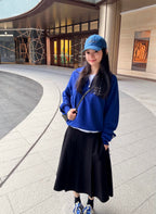 2026 New Model Heart A Embroidered Half-Zip Sweatshirt (AA1029-B15)