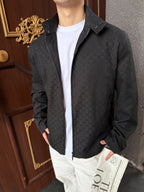 2026 New Model GU Full-Print Logo Zipper Jacket (AA1011-C05)