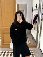 2026 New Model Mon Logo Half-Zip Sweater (AA1015-B40)