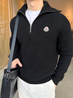 2026 New Model Mon Logo Half-Zip Sweater (AA1015-B40)