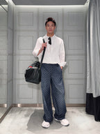 2026 New Model GU Printed and Embroidered Flannel Pants (AA1039-B20)