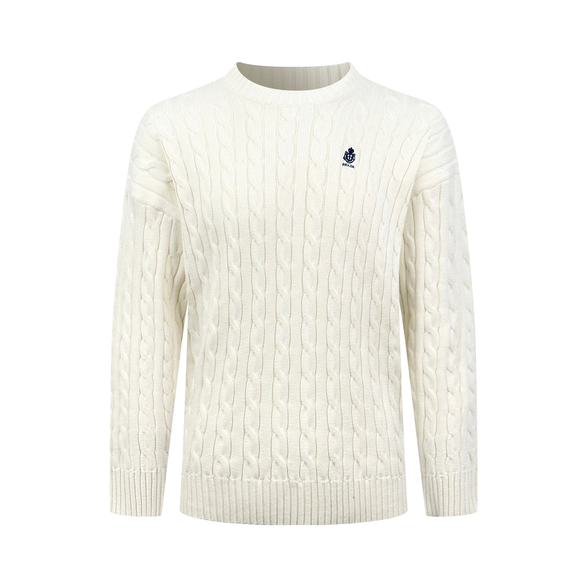 2026 New Model Triangle Brand Embroidered Twisted Knit Sweater (CC7032-B20)