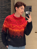 2026 New Model LY Logo Volcano Plaid Sweater (AA1019-C00)