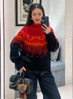 2026 New Model LY Logo Volcano Plaid Sweater (AA1019-C00)