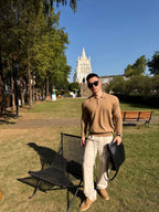 2026 New Model Triangle Brand Embroidered Polo Neck Sweater (CC7033-B10)