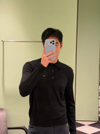 2026 New Model Triangle Brand Embroidered Polo Neck Sweater (CC7033-B10)