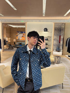 2026 New Model LY Full-Printed Logo Embroidered Denim Jacket (BB4001-D30)