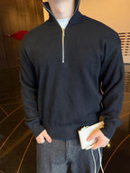 2026 New Model CC Logo Half-Zip Sweater (CC7024-B40)