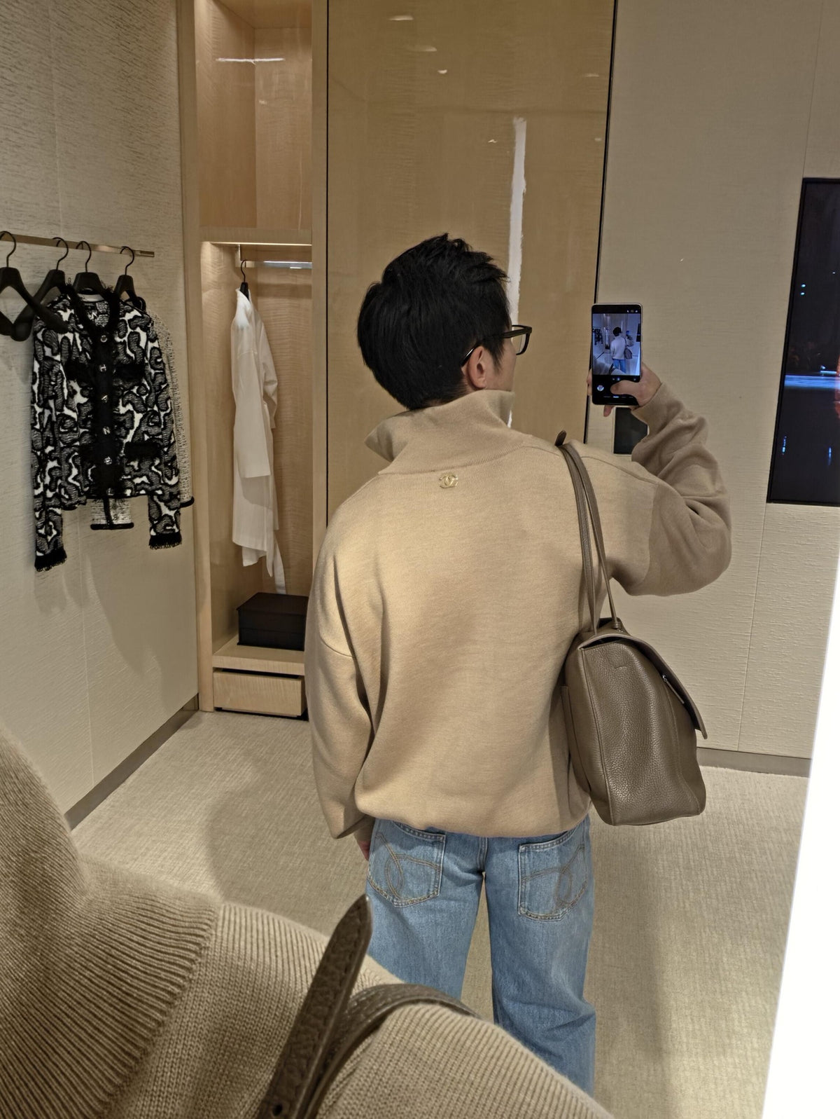 2026 New Model CC Logo Half-Zip Sweater (CC7024-B40)