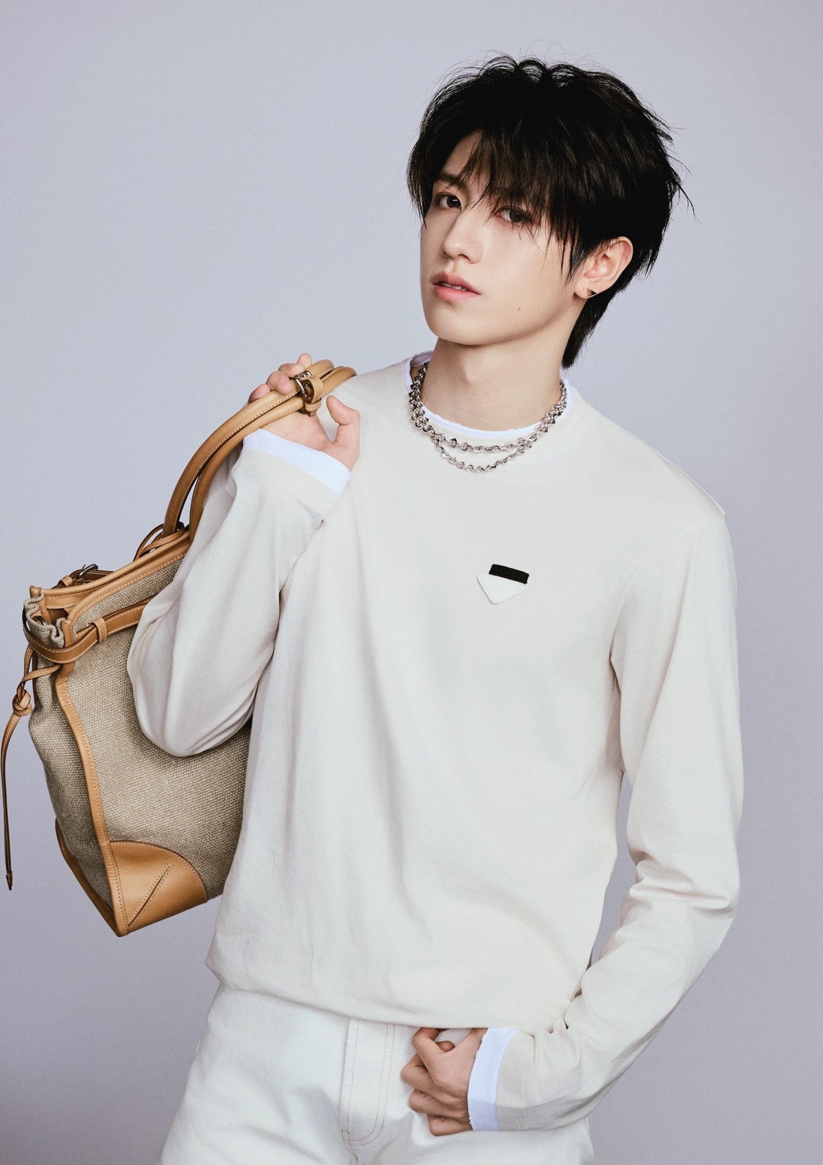 2026 New Model Triangle Brand Long-Sleeved Shirt (CC7039-A65)