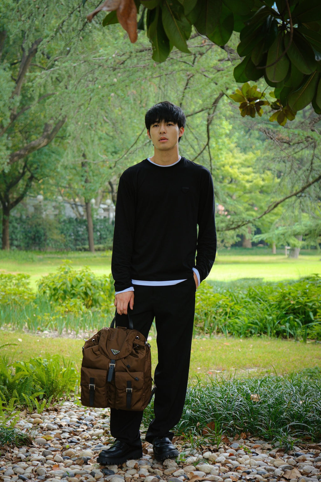 2026 New Model Triangle Brand Long-Sleeved Shirt (CC7039-A65)