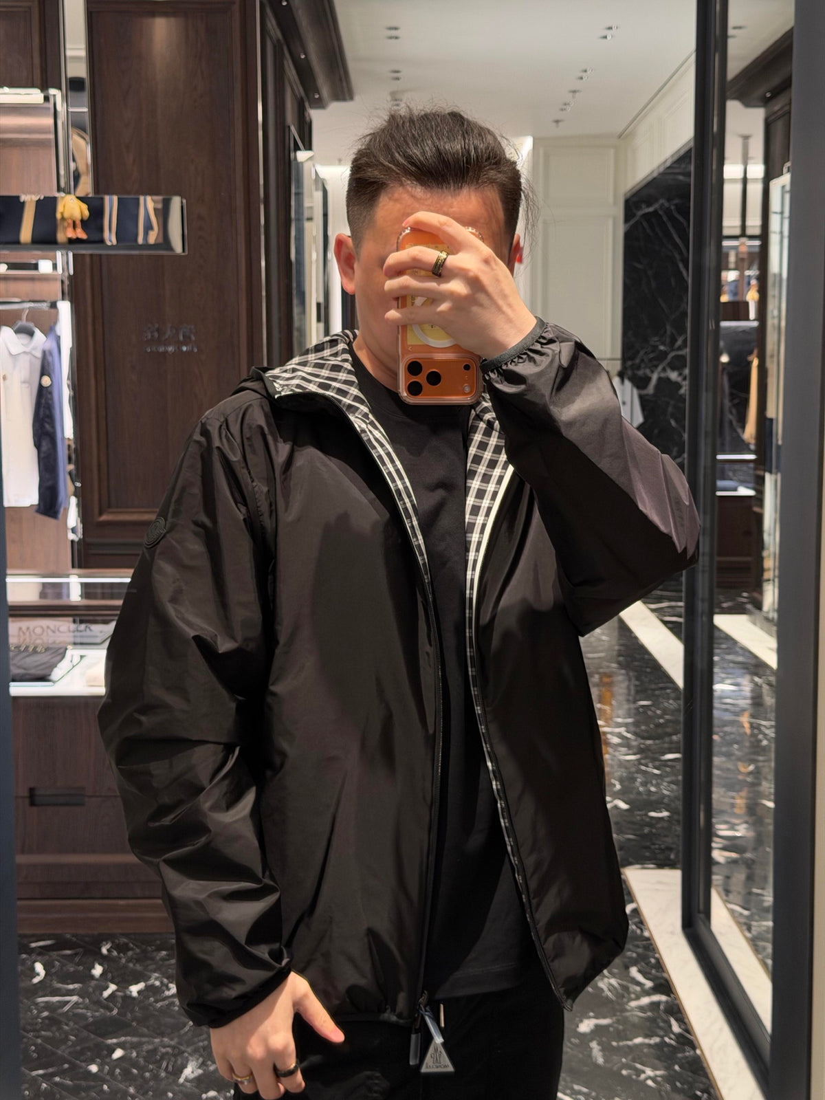 2026 New Model Mon Logo Letter Hooded Jacket (BB4023-C35)