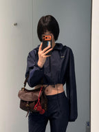 2026 Women's MM Logo Zipper Coat (DD196)