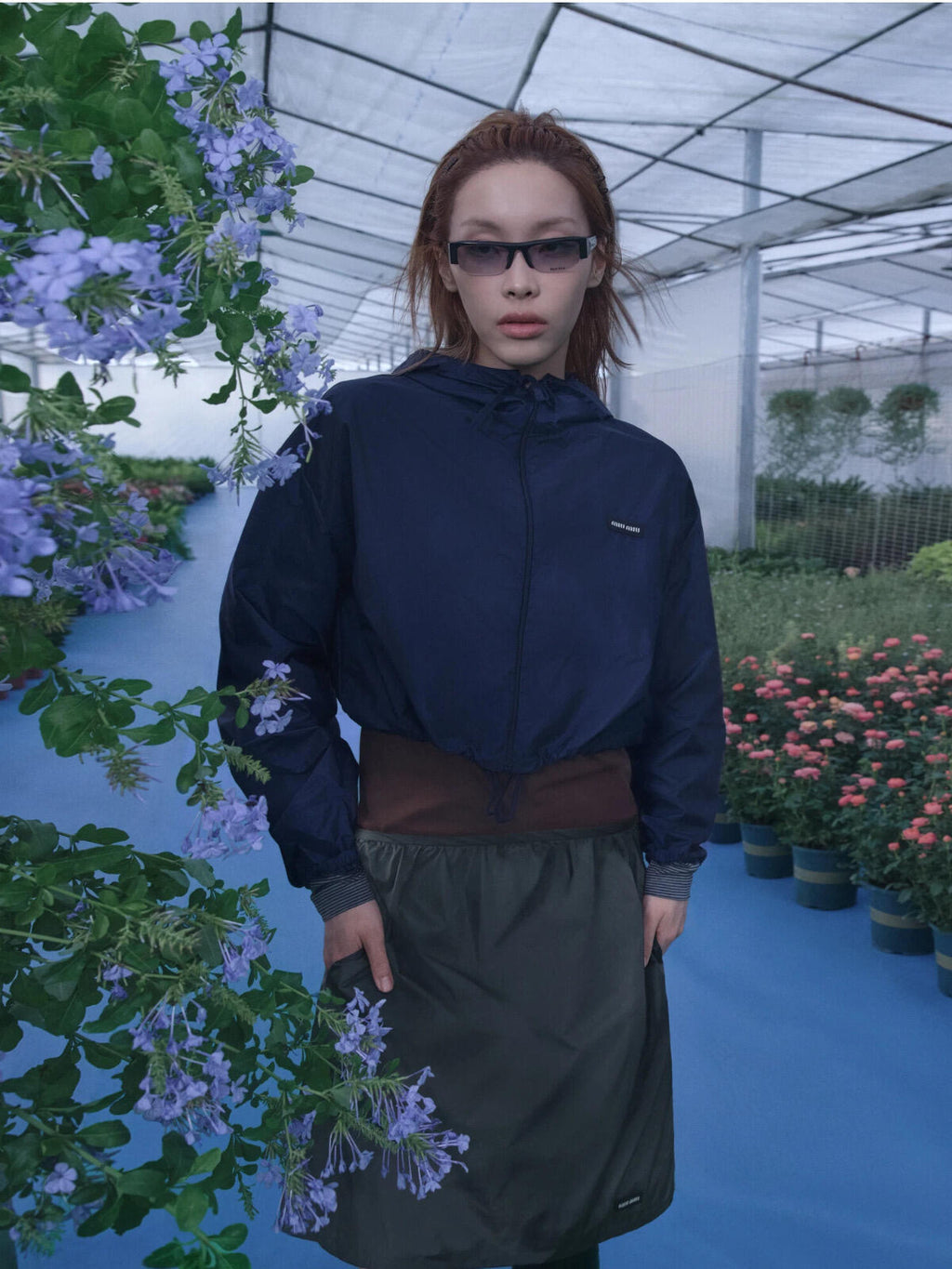 2026 Women's MM Logo Zipper Coat (DD196)
